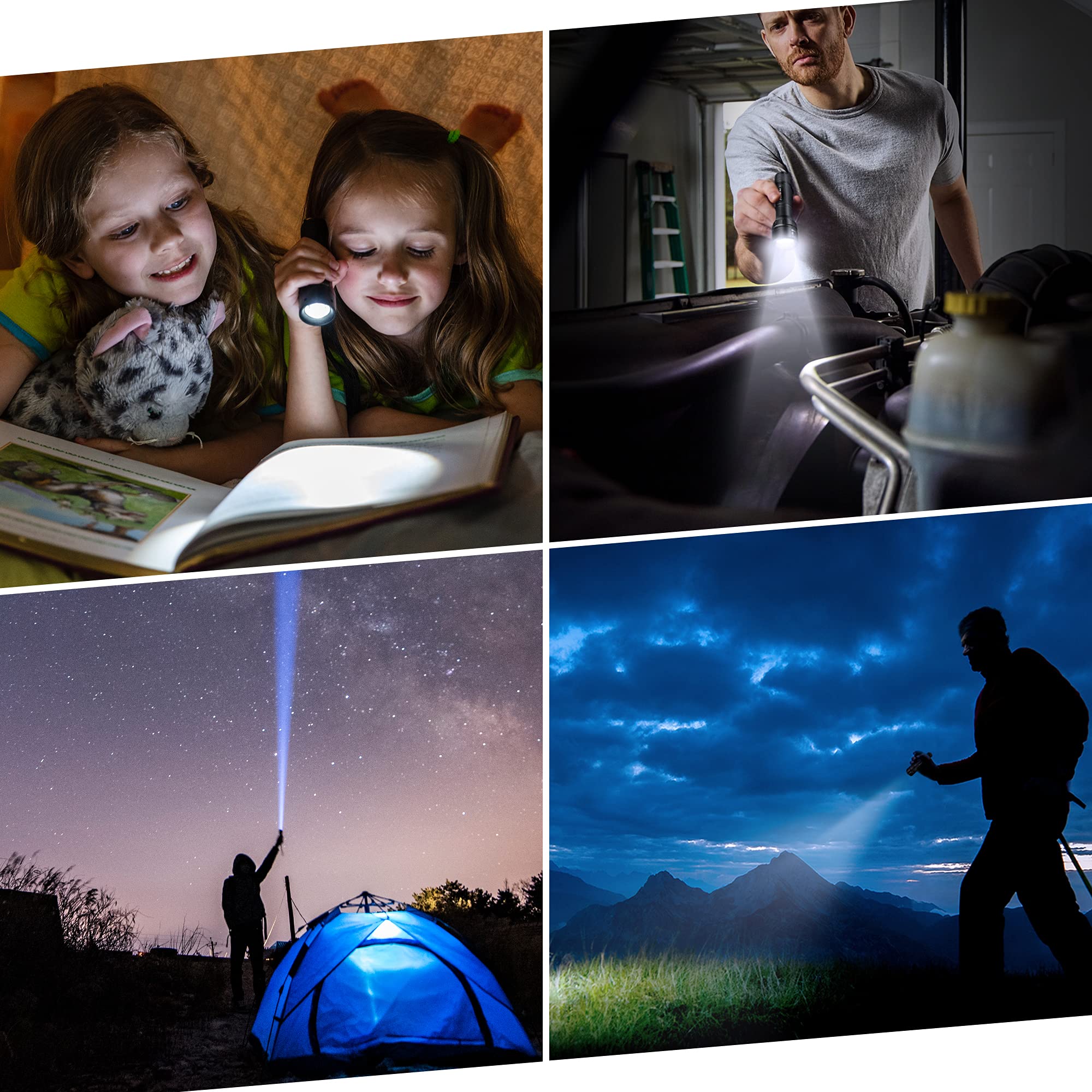 EverBrite 150 Lumen Super Small Mini LED Flashlight, 3 Lighting Modes, Zoomable Adjustable Focus for Camping, Hiking, Fishing, Running, Power Outages & Emergencies, 1 AA Battery Included - Image 7