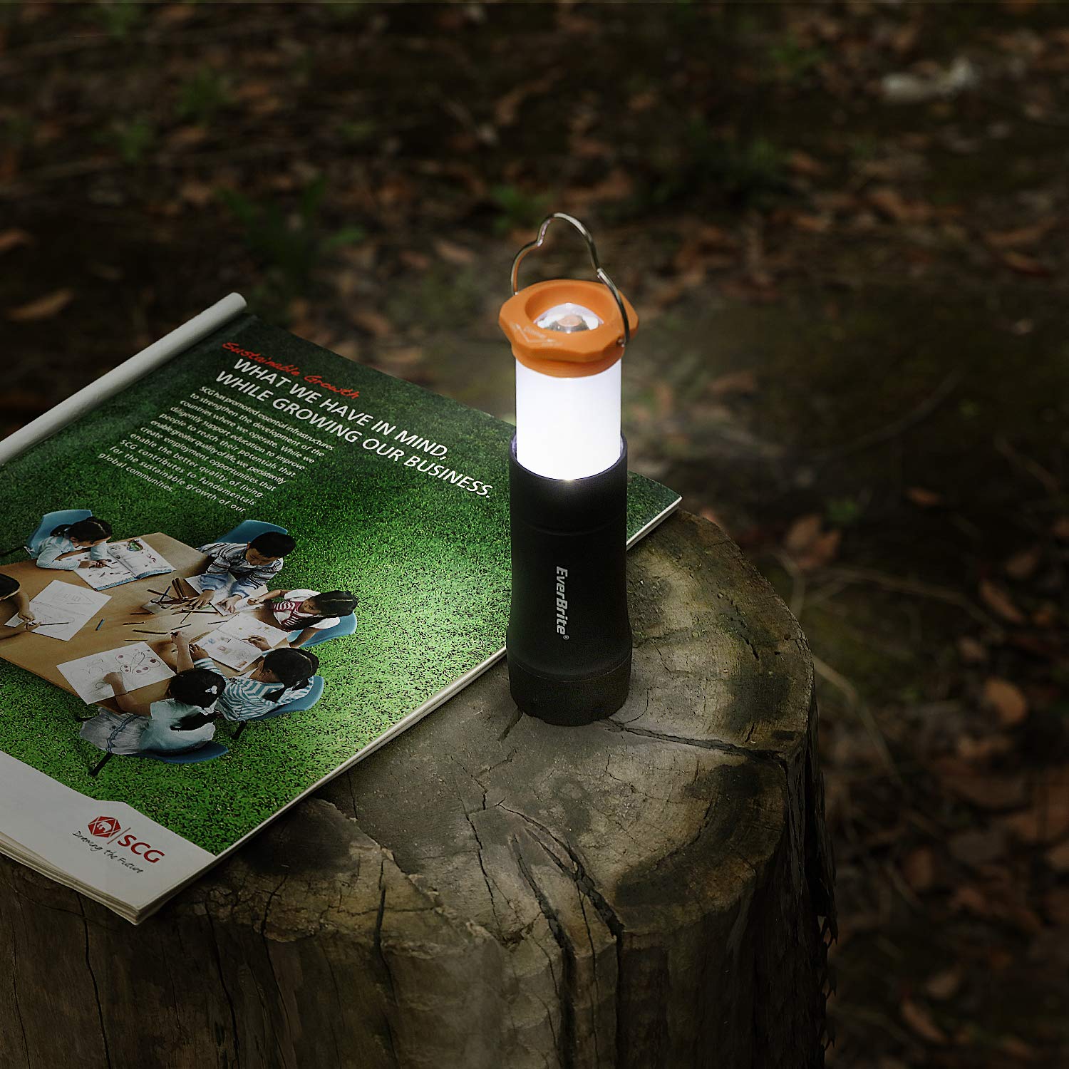 EverBrite 2-in-1 Mini Lanterns and Flashlights with 3 Modes, 2 Pack Portable Outdoor LED Zoomable Torches, Camping Essentials for Hurricane, Hiking, Night Walking, Emergency, Outdoor Lights - Image 6